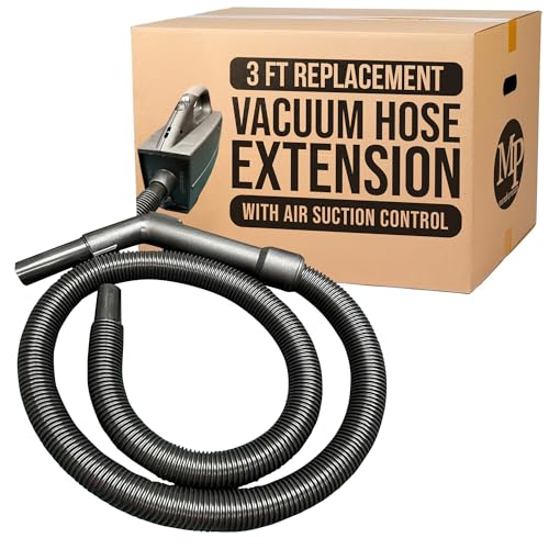 MP Maresh Products Vacuum Cleaner Replacement Hose for Oreck Buster B Compact Handheld Models - Vacuum Hose Extension, Wet Dry Vacuums, Friction Fit Industrial Grade, 3 Feet by 1-1/4 Inch - Black