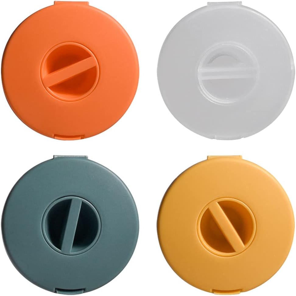 4Pcs/Set Portable Cable Organizer Case - Tangle Free Cable Management Box Wired Earbuds Cord Wrap Winder Wire Reel Multicolor 4Pcs/Set