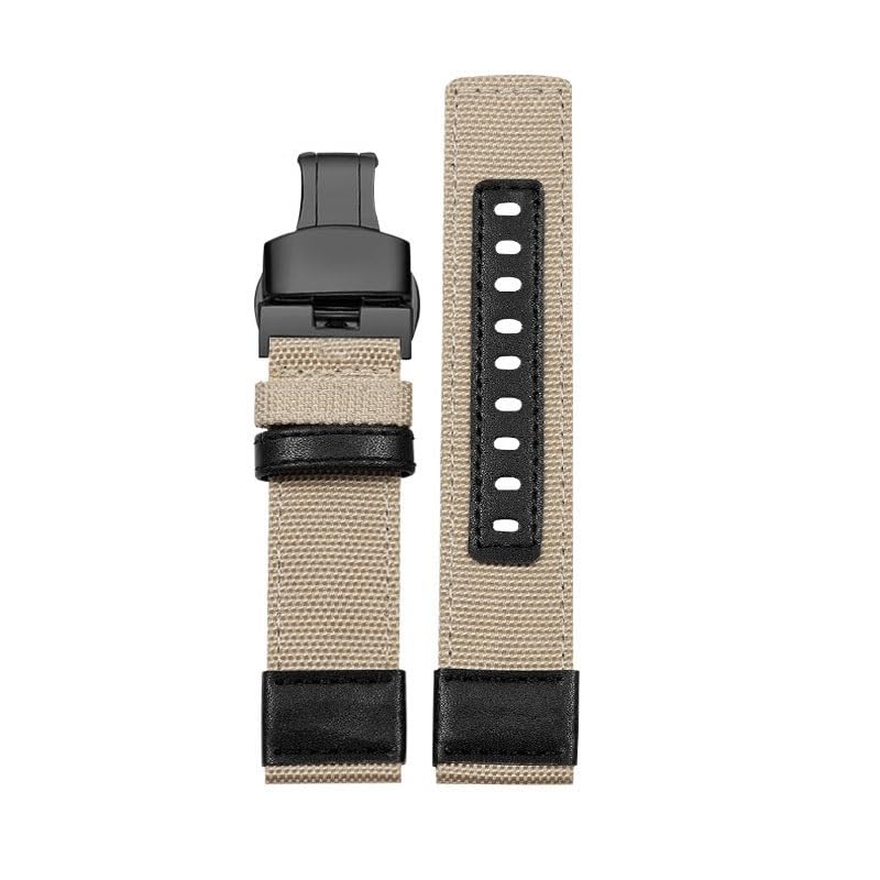 Bracelet montre nylon Breitling Superocean 20mm toile kaki b2 interchangeable
