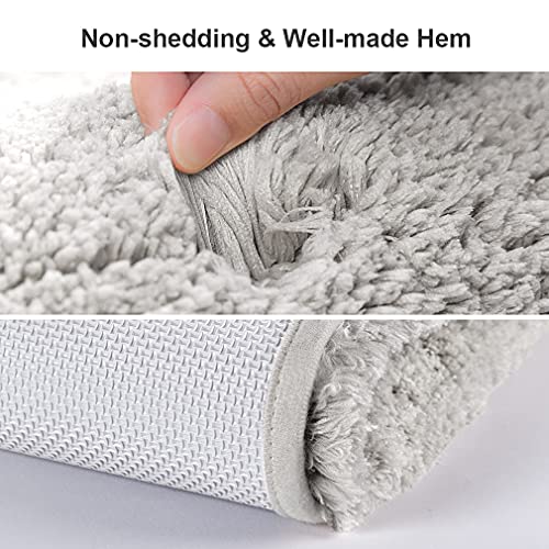 Image of VANZAVANZU Non-Slip Bath Mat Bathroom Rug Thickened Shower Outlet Absorbent Floor Mat Ultra Soft Microfiber Floor Mat