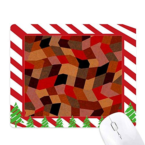 Tapis de souris canne de Noël grand format polygone tapis de bureau