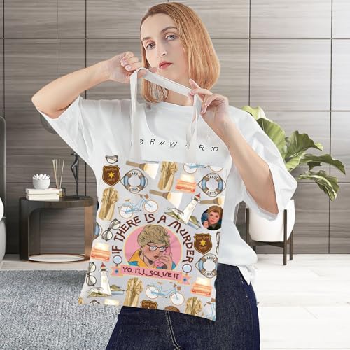 Bolso tipo tote Murder para fans de Jessica Fletcher, merchandising de Cabot Cove miniatura 2