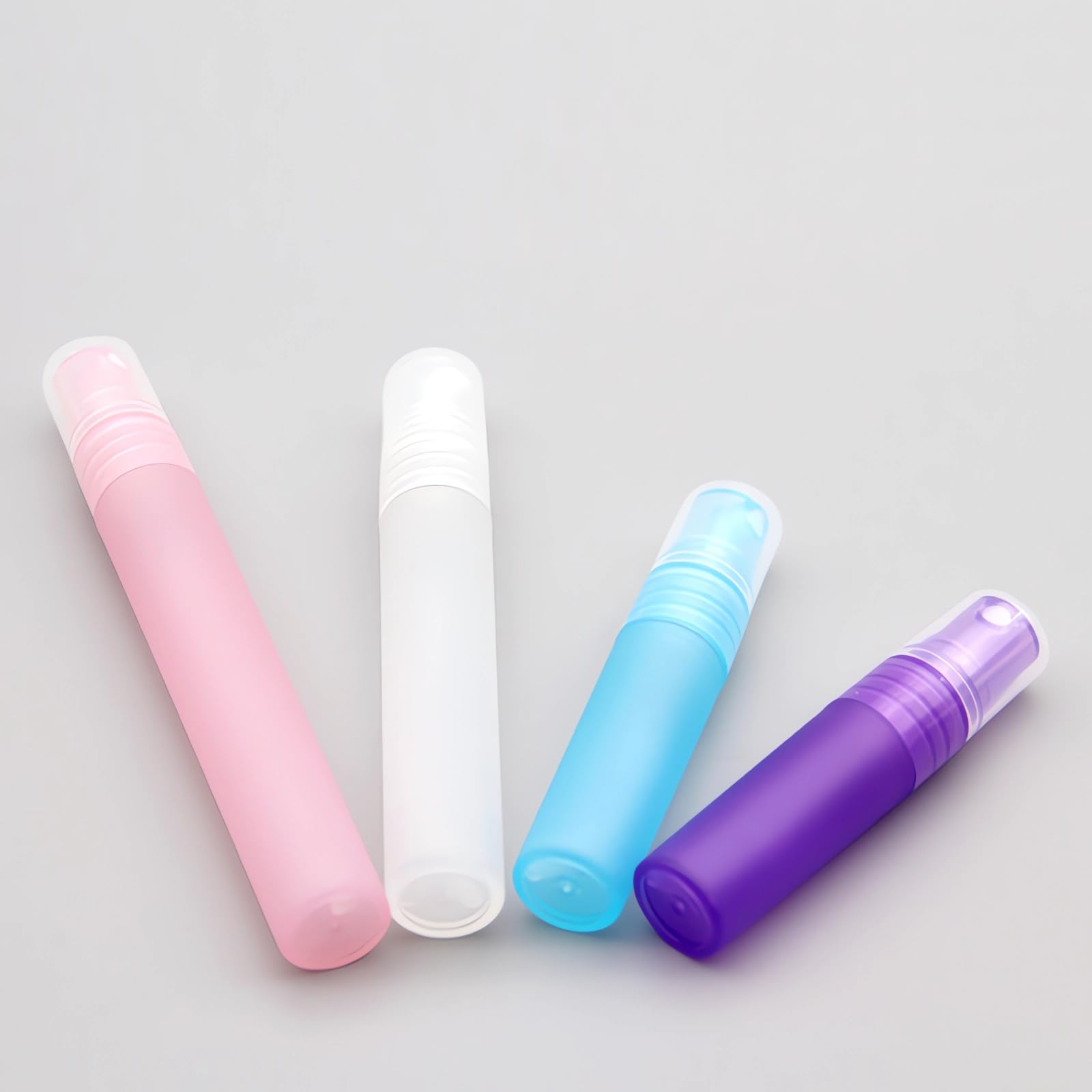100 Pezzi 10ml Glassato Blu plastica flacone spray Piccolo Flacone Spray per Nebbia Riutilizzabile Portatile, Bottiglia di Profumo, Cosmetica, Viaggio