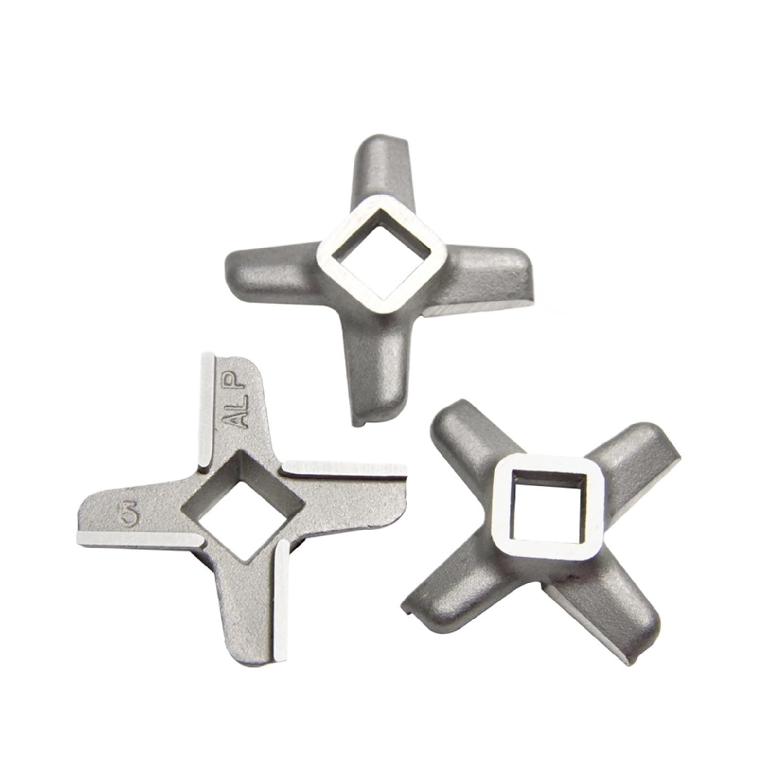Compatible for Philips, 3 piezas #5 cuchilla for picadora de carne 620949 piezas de repuesto for cuchillo picadora HR2724 2725 7752 7755 7758 7765 7768