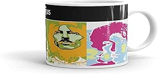 Canequeiro Store Beatles Modelo 3 Caneca de Porcelana Personalizada, Multicor, 10 x 10 x 10 cm   Canequeiro Store Beatles Modelo 3 Caneca de Porcelana Personalizada, Multicor, 10 x 10 x 10 cm