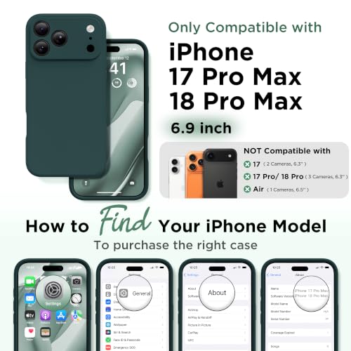 Image of GolbinBox Magnetic for iPhone 18 Pro Max Case /17 Pro Max Case, Olive Green