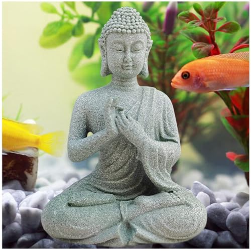 Image of Decor Buddha for Home and Aquarium Decoration (Outdoor - Indoor) Natural Looking