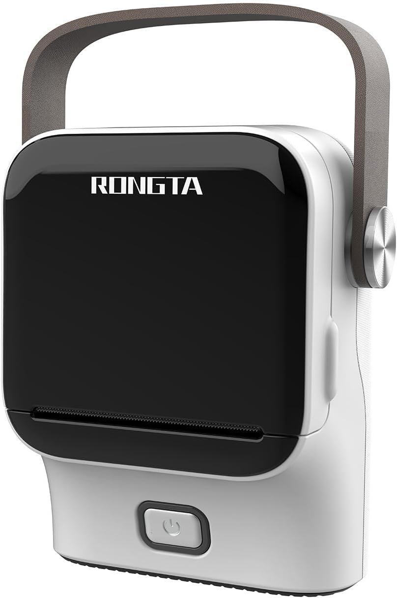 Rongta Bluetooth Label Maker Machine with Tape,Portable Wireless Labeler Machine,Handheld Sticker Maker for Barcode Labels,Home School Supplies,USB Rechargeable,Compatible with iOS/Android, White - Image 9
