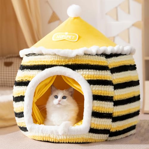 ペットベッド 冬用 猫 ハウス 屋根付き 猫ハウス 暖かい 保温 ペットハウス 犬 ベッド 猫ベッド ぐっすり眠れる 快適 ふわふわ 寒さ対策 クッション 滑り止め 猫用 小型犬向け 犬用 ハウス 犬猫用 洗える ペット用品 M