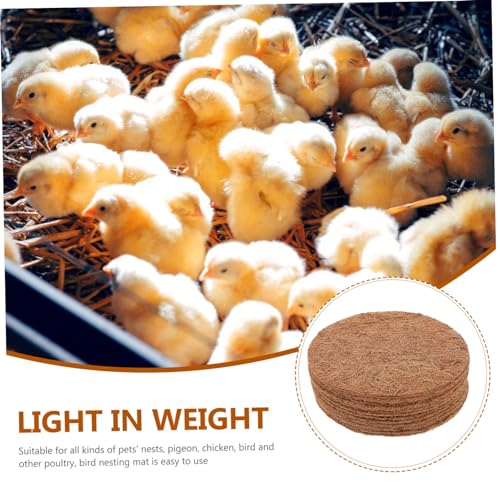 Almohadillas de fibra de coco Abaodam para nidos naturales de aves 7