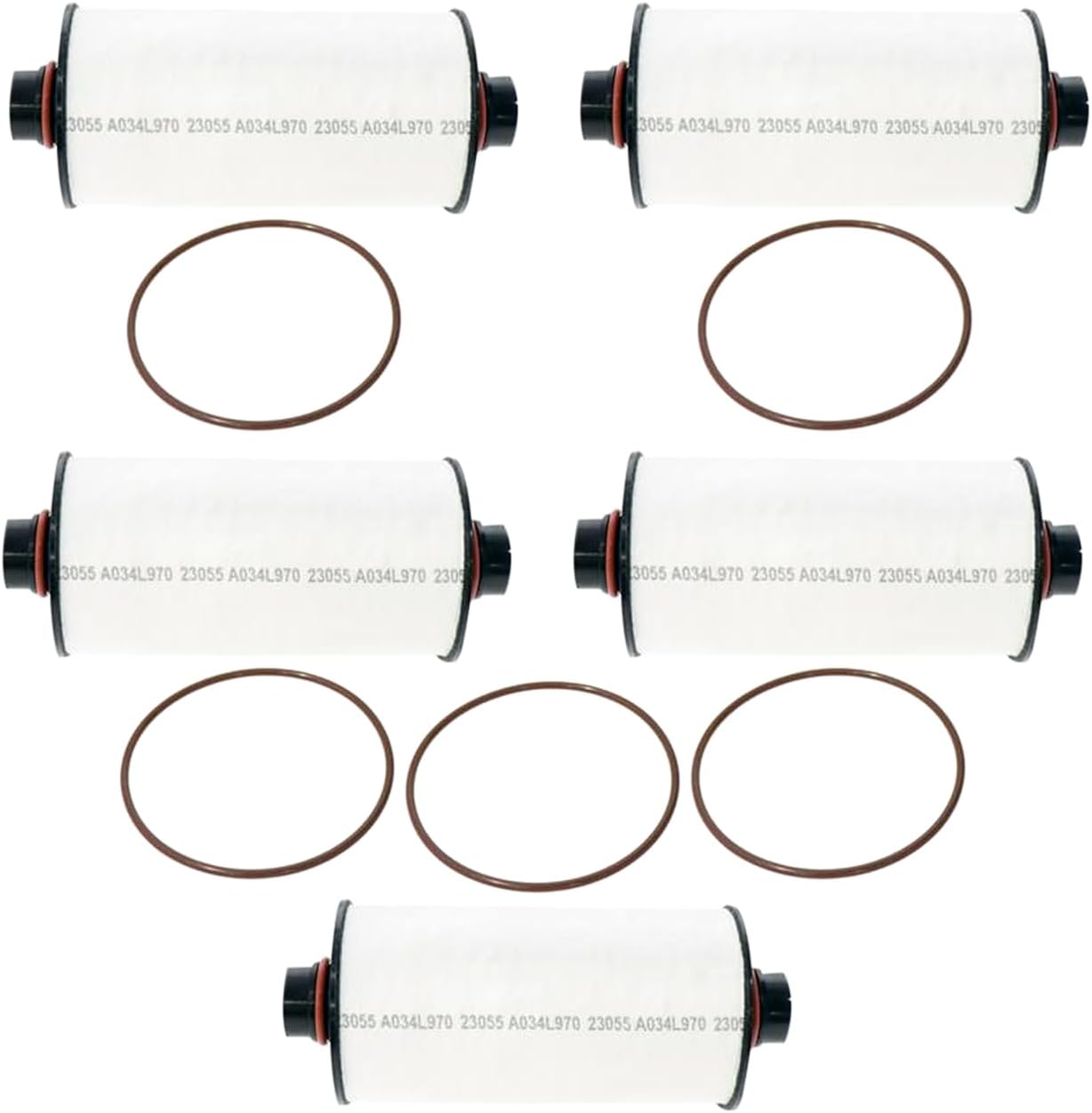 5Pcs Crankcase Ventilation Filter CV52055 SAO6218 Compatible with Cummins Engine QSB3.3 Compatible with Atlas Copco Air Compressor CVM200 Compatible with Doosan Daewoo Excavator DX140
