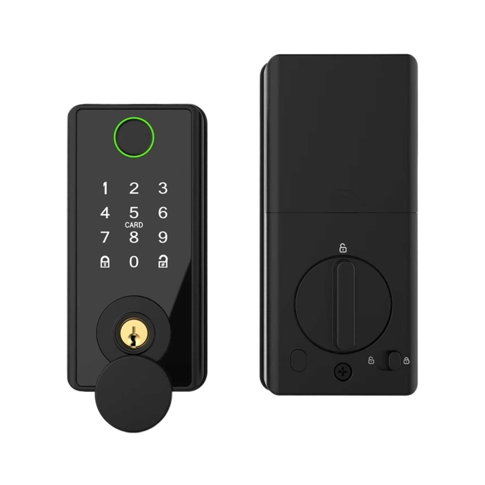 DIGNIFE Smart Door Lock, Fully Automatic Smart Fingerprint Deadbolt Lock Password Electronic Door Lock(TY)