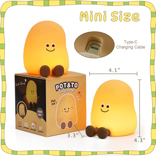 Veilleuse tactile en silicone souple à intensité variable pour enfant - 7