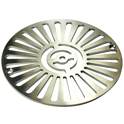 Bengs Modellbau Bodenablauf Abflussgitter Edelstahl V4A gebürstet passt für Astral 176mm