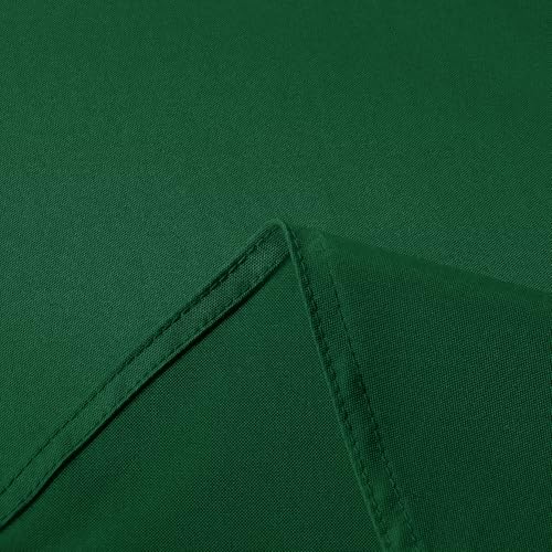 Image of sancua 6 Pack Hunter Green Tablecloth 60 x 102 Inch, Rectangle 6 Feet Table Cloth - Stain and Wrinkle Resistant Washable Polyester Table Cover for Dining Tables, Buffet Parties and Camping