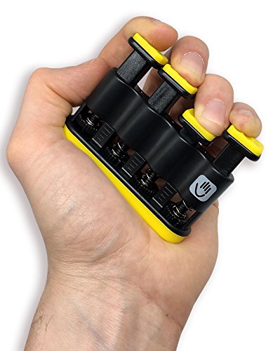 THE FINGER BLITZER - adjustable finger strength trainer and grip exerciser – the ultimate lower resistance hand conditioning rehab and therapy device, practice aid and instrument warm-up tool - Image 3