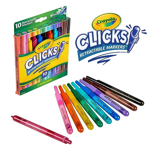 Crayola Washable Markers with Retractable Tips