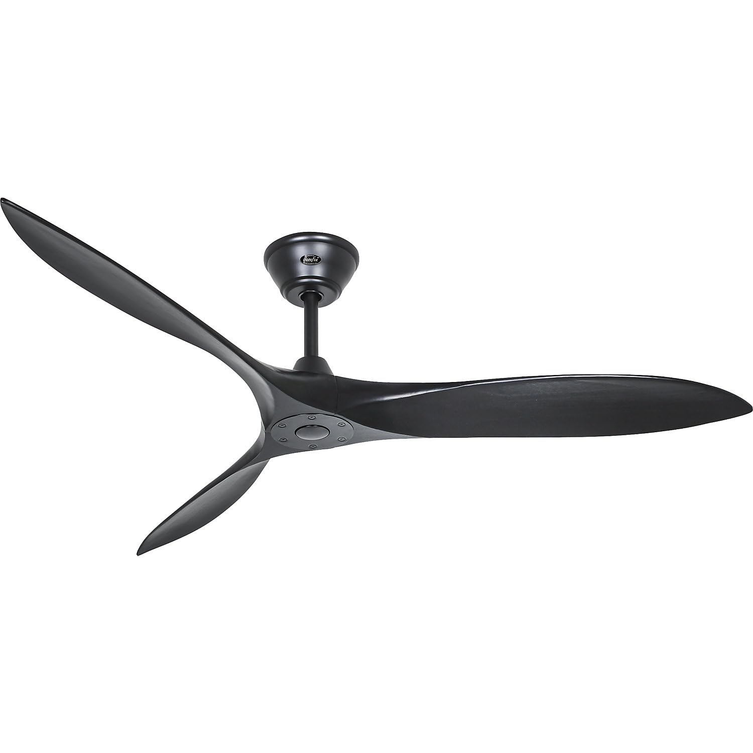 Casafan | Ventilateur de plafond ECO AIRSCREW | Ø hélice 1520 mm | noir mat/noir mat