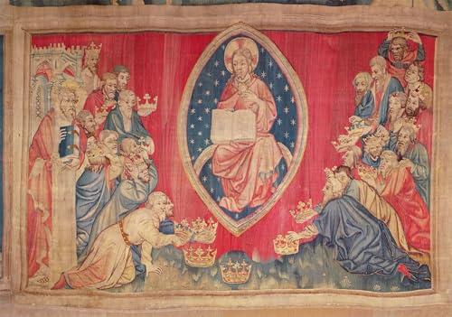 Affiche Toile Nicolas Bataille les vingt-quatre vieillards se prosternent devant Dieu 60x90cm