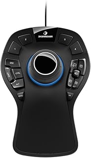 3Dconnexion SpaceMouse Pro (3D-Maus, kabelgebunden, schwarz)