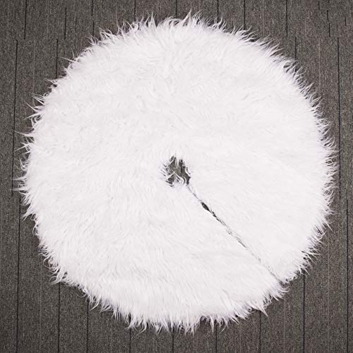 Thee White Christmas Tree Plush Skirt Holiday Ornaments Decoration #TOP2