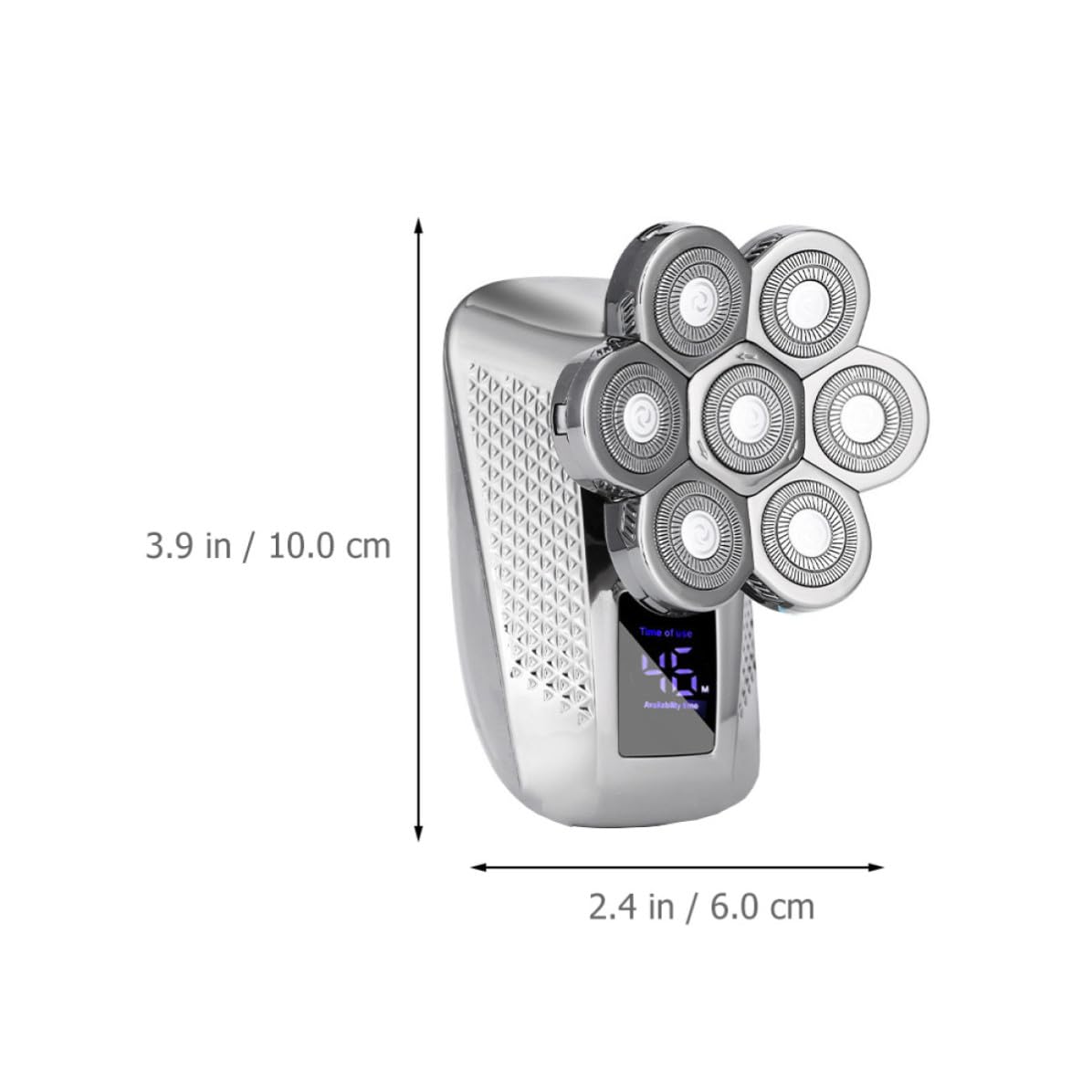 Rasoir Électrique pour Hommes à Sept Têtes, Rechargeable USB 8w