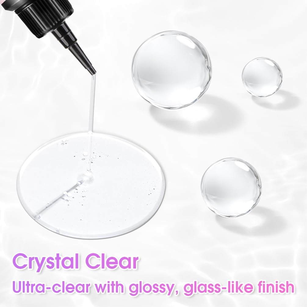 Clear UV Resin Hard Ultra High to Low Viscosity 4 Samples