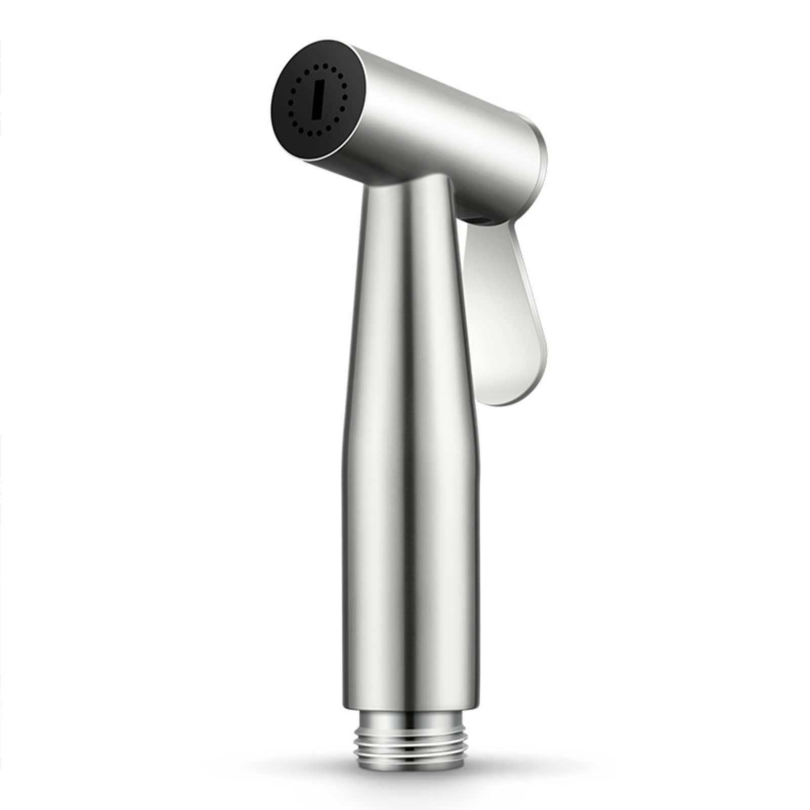 Pulvérisateur de toilettes anti-fuite jet réglable en acier chrome
