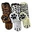 Leopard White Cream 3 Pairs Leopard White Cream 3 Pairs