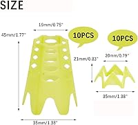 Vista 2 de Tees de golf de plástico, tees de simulador de golf para el hogar, tees de golf para exteriores e interiores, simulador de práctica y entrenamiento