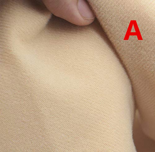 Tessuto color carne per pelle di bambole di pezza fai da te, in fibra ad alta densità, per cucire patchwork fatto a mano, 50 x 145 cm, A, taglia unica