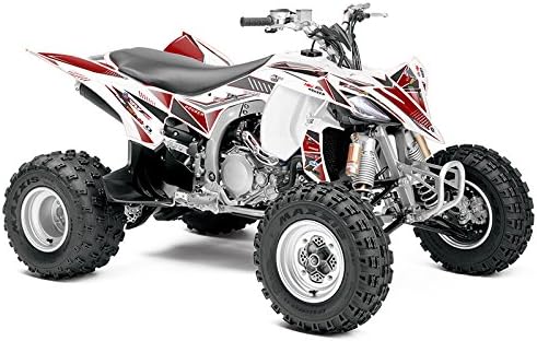 All Years Raptor 350 Surge Red Senge Graphics Kit Compatible with Yamaha