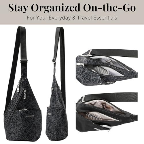 Image of Baggallini Mini Sling - 12x7 Sling Crossbody Bag Backpack with Adjustable Shoulder Strap