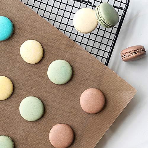 Half Sheet Pan Liners, 12X16 Inches, Reusable Baking Parchment Sheets, Nonstick Cookie Baking Mat, Teflon Baking Sheet For Half Sheet Baking Pan, Washable & Eco-Friendly (10 Pieces) #TOP4