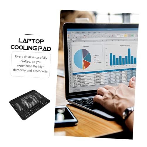 Base para laptop con ventilador USB y refrigeración por aire miniatura 6