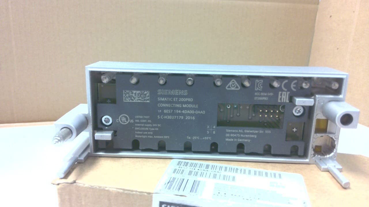Siemens 6Es7 194-4Da00-0Aa0, Simatic Et 200Pro Connection Module 6Es7 194-4Da00-0Aa0