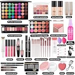 Makeup Set For Women Full Kit Includes Eyeshadow Concealer Palette Lip Gloss Lipstick Eye Pencil Makeup Brushes, All In One Makeup Gift Set For Teen, Girl And Beginner，Stocking Stuffers for Teen Girls - Image 2