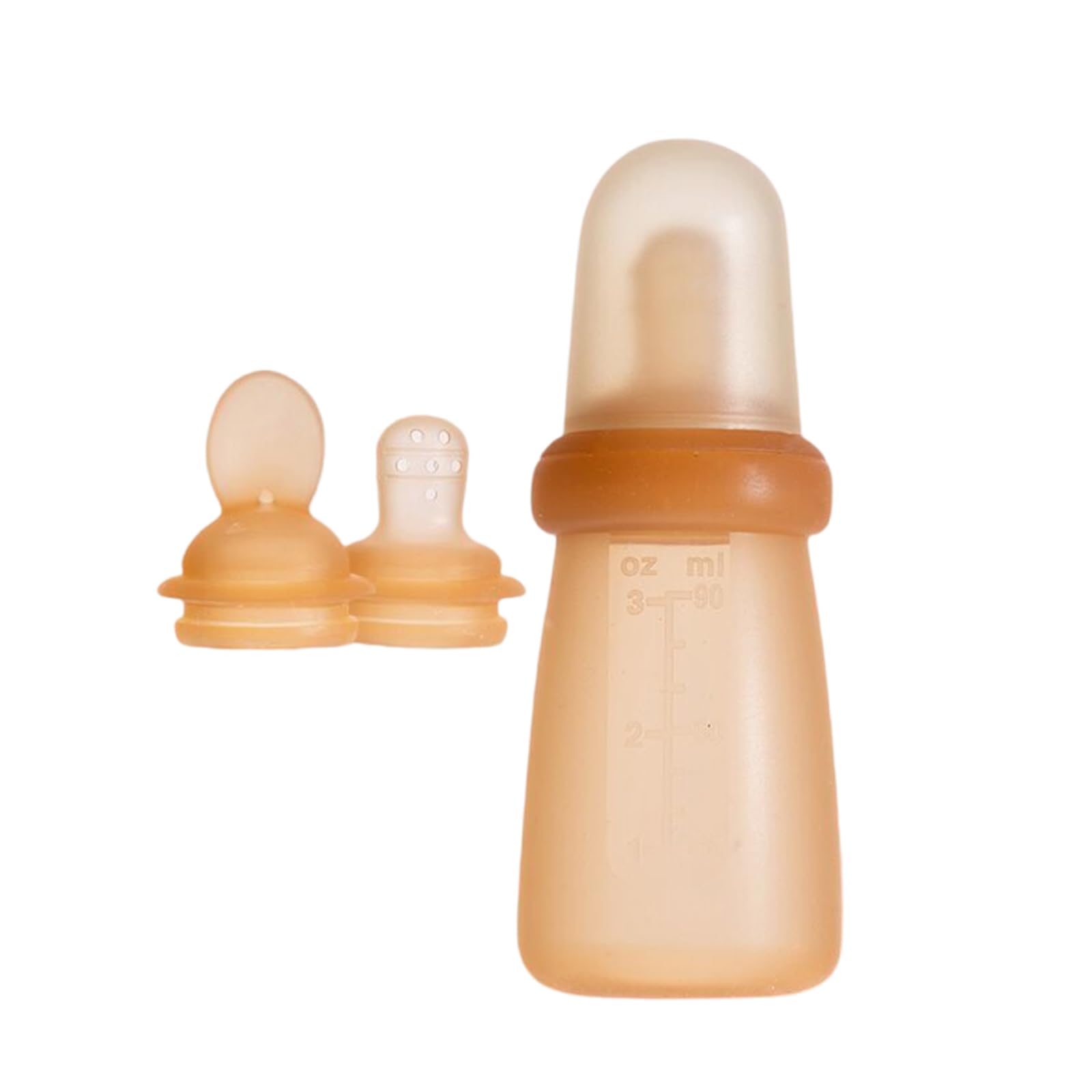 3 in 1 Silicone Squeeze Feeding Spoon Baby Food Dispenser for Infants Soft Travel Utensils Baby Led Weaning Bottle Silicone Feeding Spoon