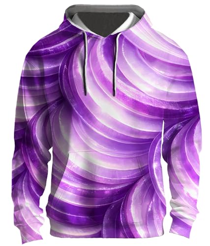 JBWomen Purple Aesthetic Pattern Y2K Pullover Hoodie Men Women Unisex