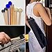 VixxNoxx Drum Mallets Kit – 4 Pairs (Felt Timpani, Rubber, Marimba, 5A) Drumsticks with Bag, Percussion Instrument Beginner Accessories for Steel Drum, Bass Drum, Glockenspiel, Xylophone Mallet