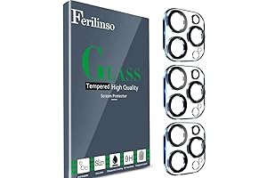 Ferilinso Designed for iPhone 13 Pro Max Lens Protector, Superior Camera Protection 3-Pack