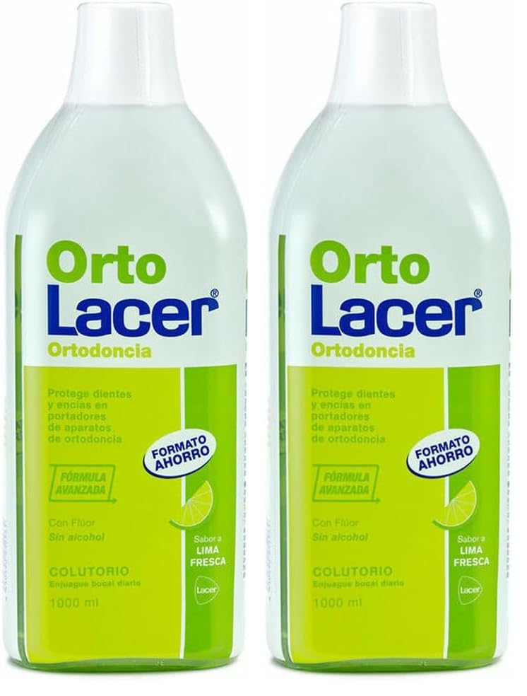 ORTOLACER colutorio lima 1000 ml (Paquete de 2)