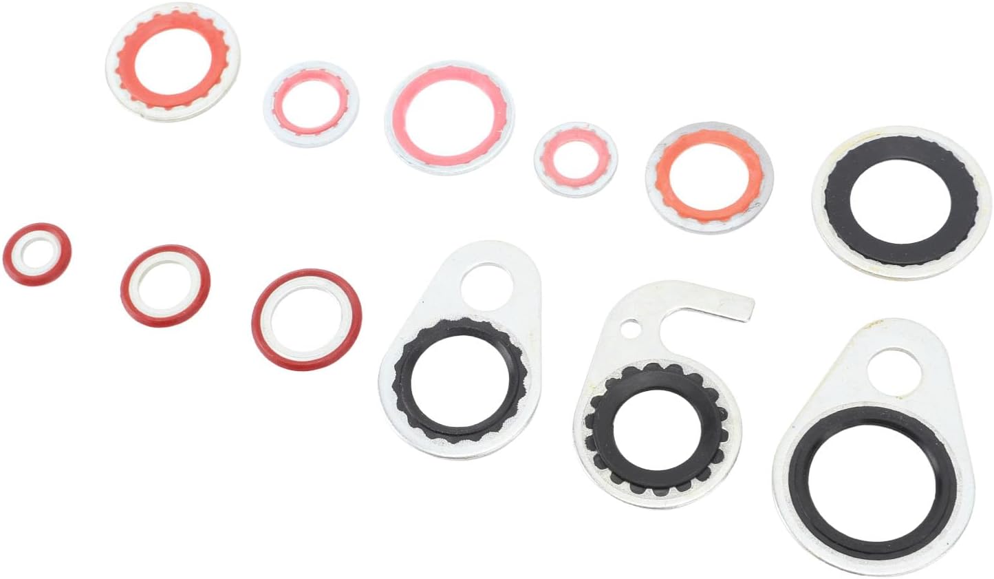AC System Compressor Gasket Seal Air Conditioning Compressor Port Seal Washer Kit 51 Pcs Perfect Replacement Durable Material