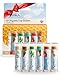 USDA Organic Lip Balm by Sky Organics - 6 Pack Assorted Flavors - With Beeswax, Coconut Oil, Vitamin E. Best Lip Butter Chapstick for Dry Lips- For Adults and Kids Lip Repair (Variety Pack of 6)