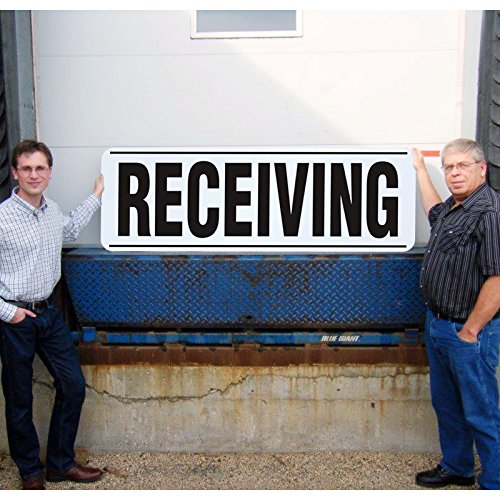 Miniatura 2 de SmartSign Letrero de "recepción"  Aluminio reflectante de grado de ingeniero 3M de 24 x 72 pulgadas