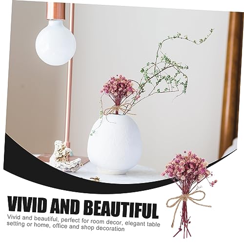 Mini ramos de flores secas decorativas variadas miniatura 5