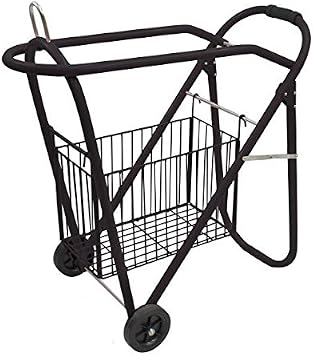 Western Or English Black Saddle Rack and Tack Basket