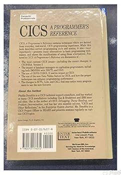 Hardcover Cics: A Programmer's Reference (J RANADE IBM SERIES) Book