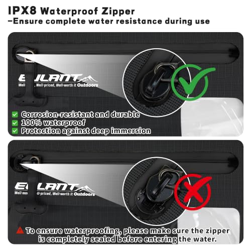 EULANT IPX8 Bolsa seca impermeable para teléfono, riñonera reutilizable miniatura 5