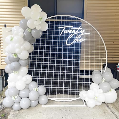 Image of Voircoloria Gray Balloons, 66pack 12inch Grey Latex Party Balloons for Graduation, Wedding, Birthday, Gender Reveal, Baby Shower, Bridal Shower, Anniversary Party Decorations